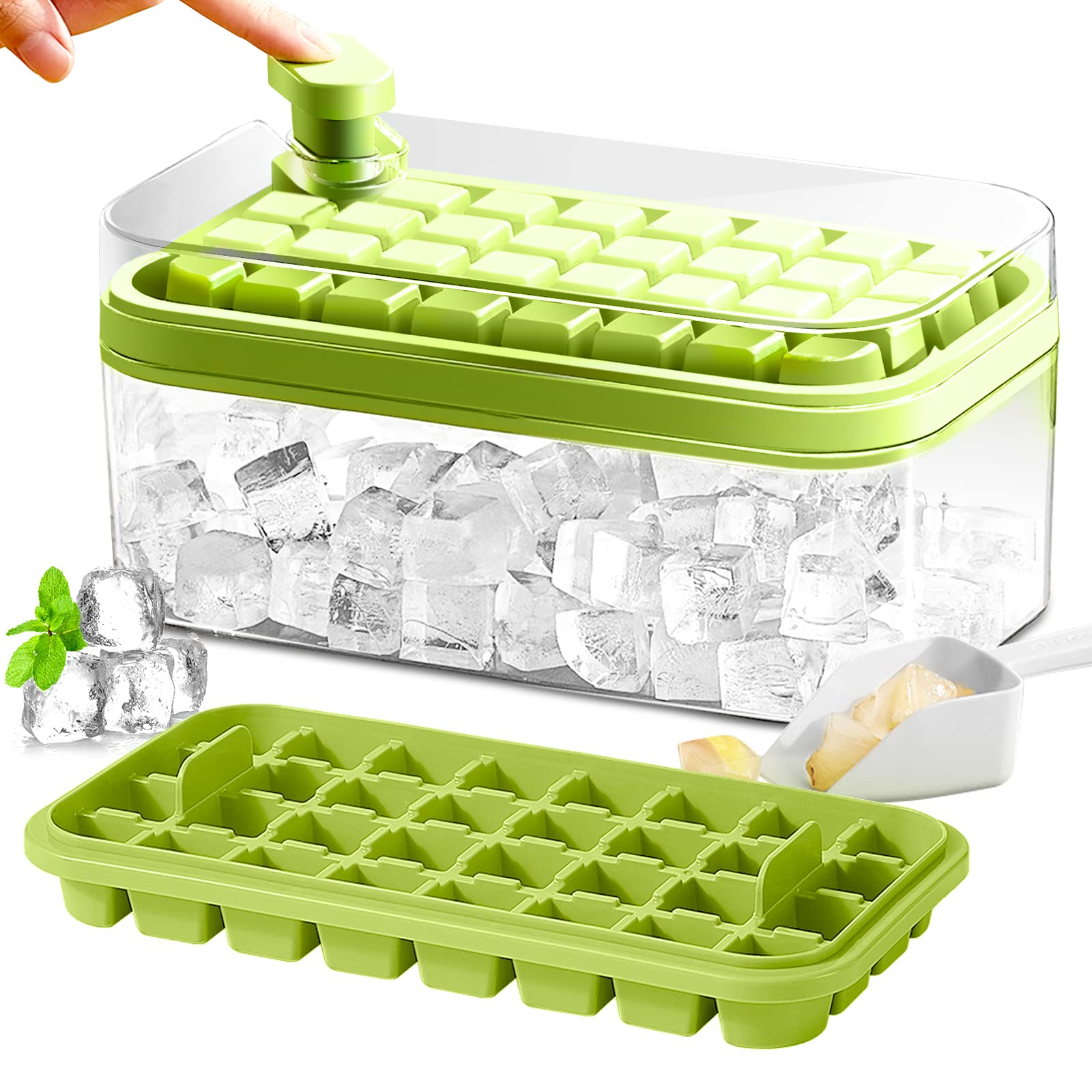 Coffee Equipment Tray - Cube Tray with Lid and BinEasy