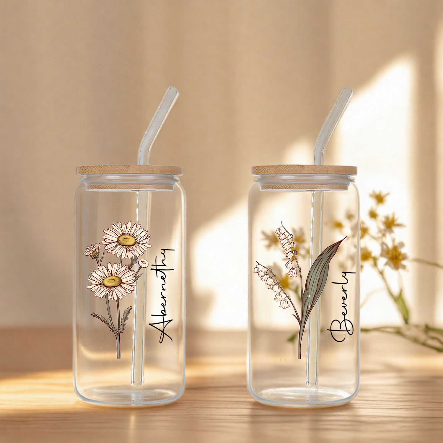 Personalized Floral Retro Iced - Coffee Equipment Gift recensione e prezzo