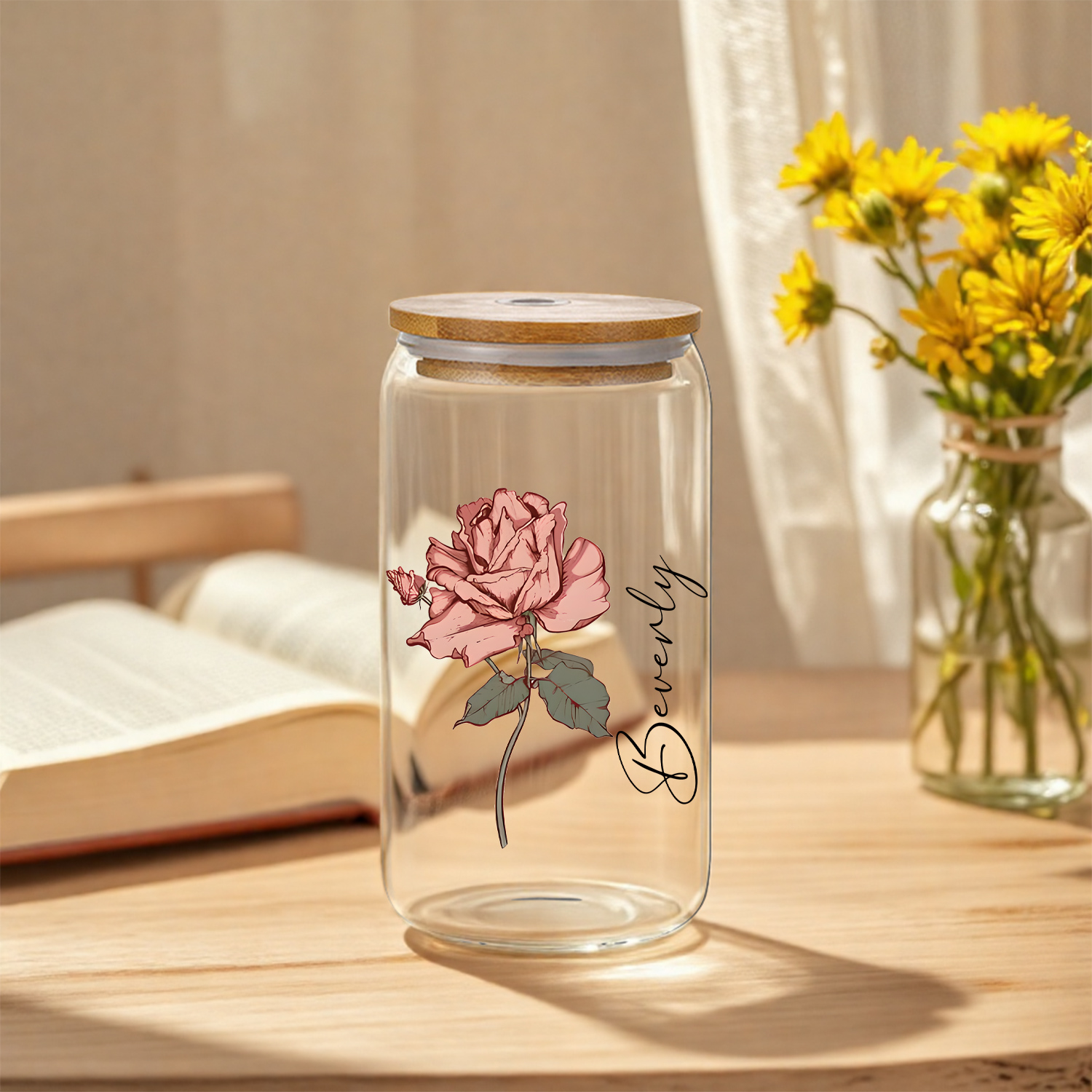 Personalized Floral Retro Iced - Coffee Equipment Gift recensione e prezzo