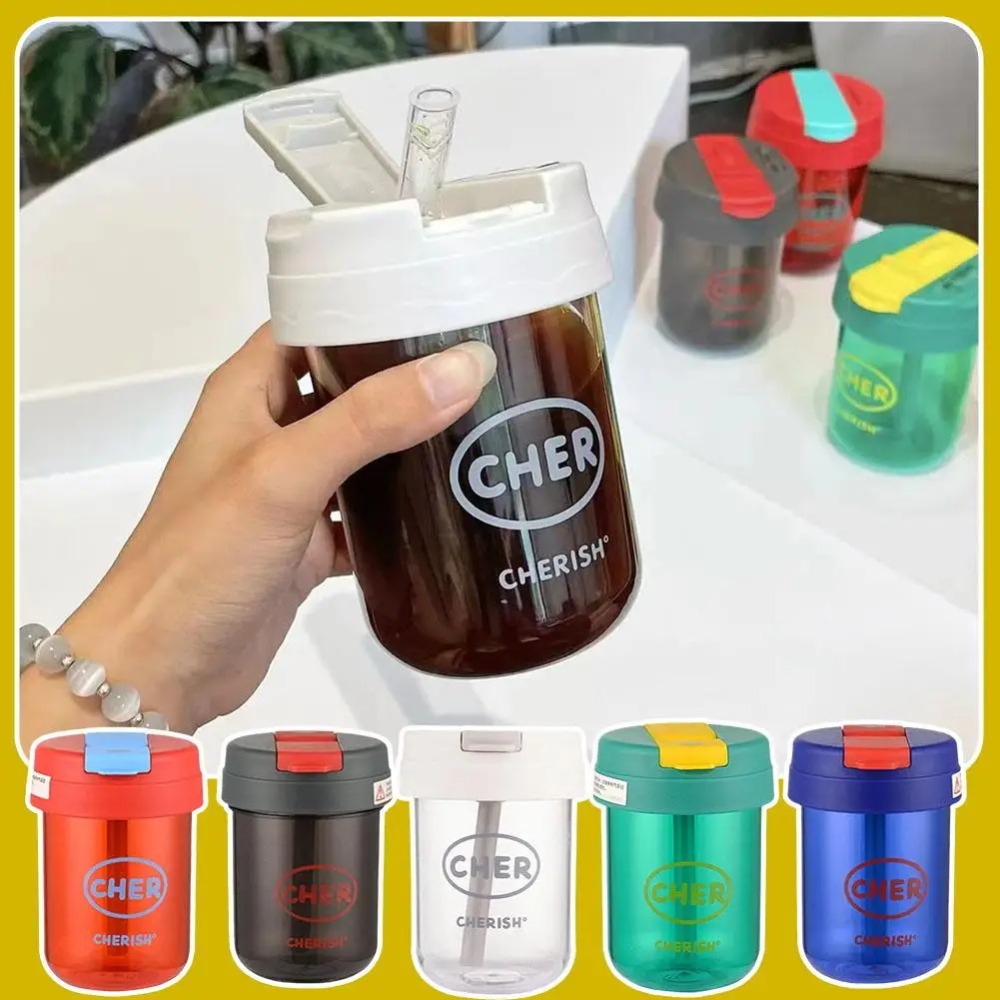 Cartoon 300mL Straw Cup Plasti - Coffee Equipment Eu recensione e prezzo