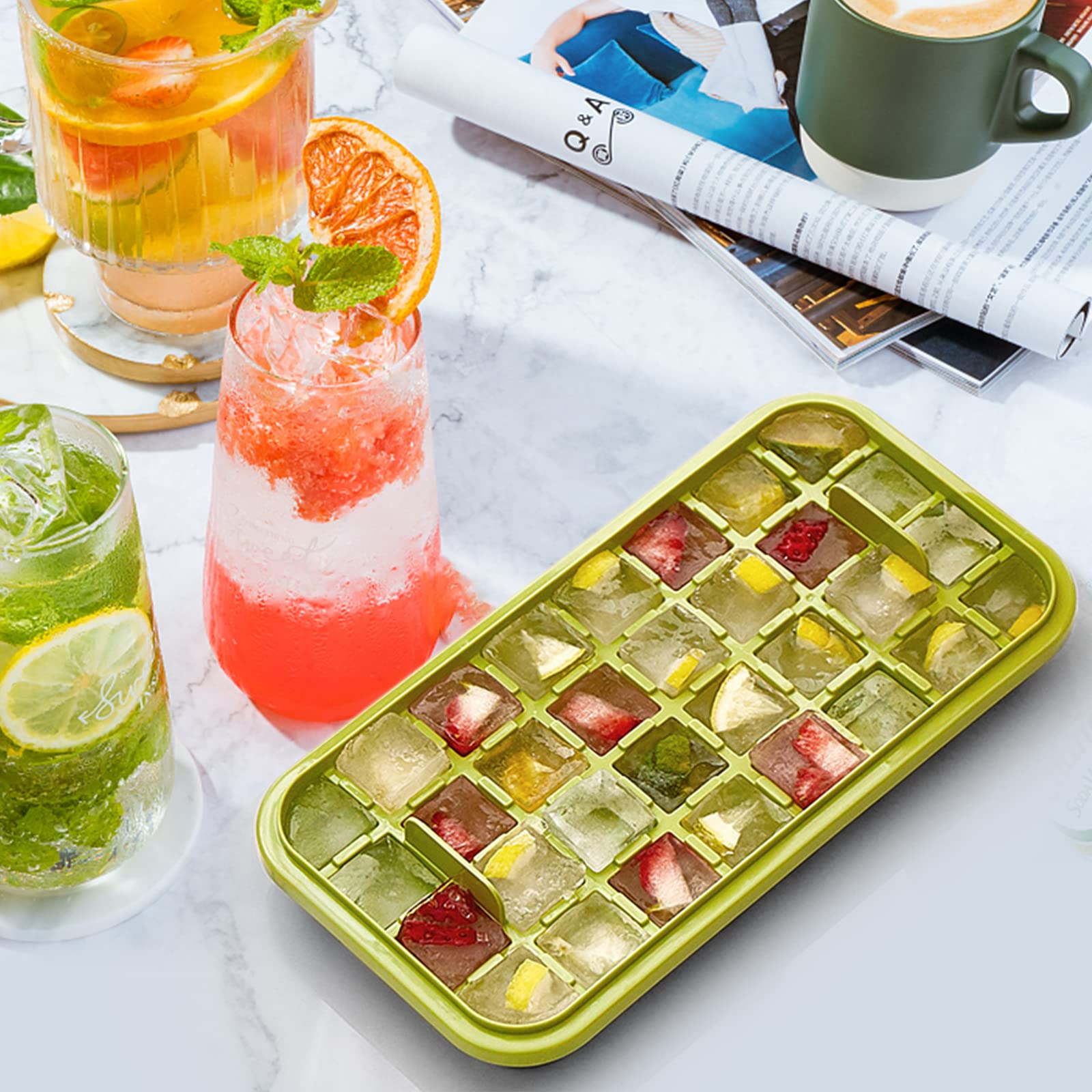 Cube Tray with Lid and BinEasy - Coffee Equipment Tray recensione e prezzo