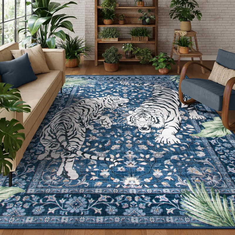 VIKAMA Boho Tiger Pattern Area - Coffee Equipment At Home recensione e prezzo