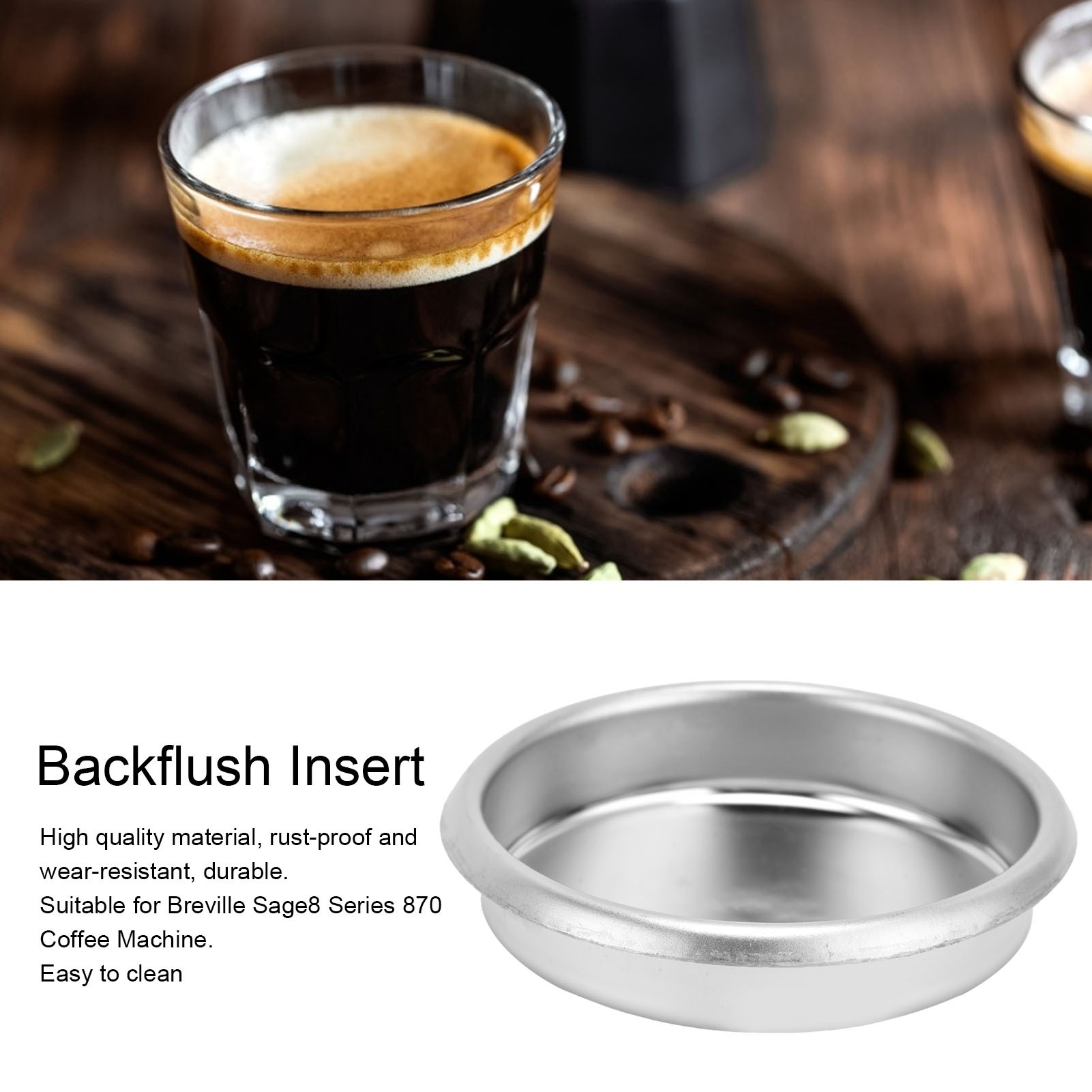 54mm Coffee Machine Stainless  - Blind Filter Disc recensione e prezzo