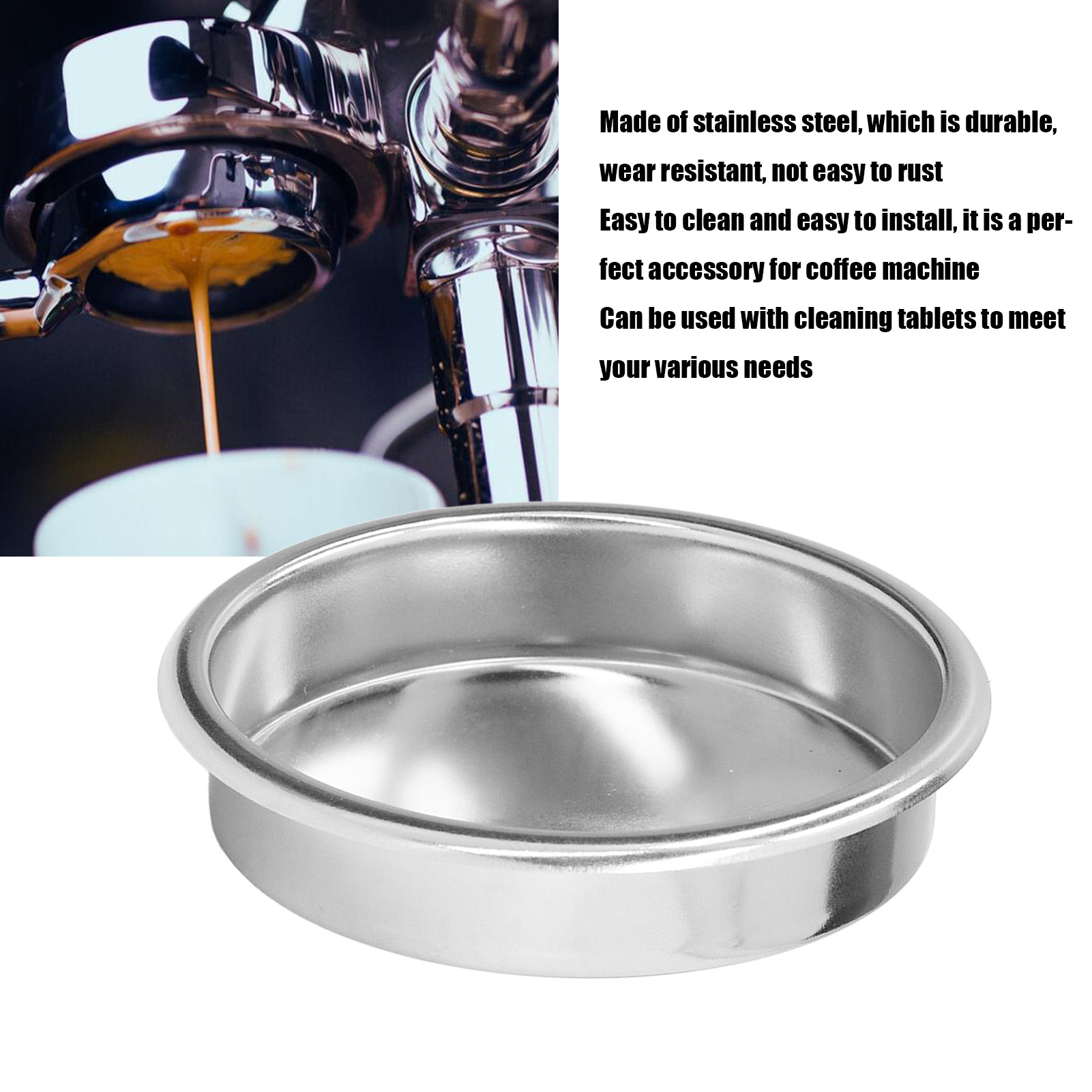 58mm Stainless Steel Backflush - Blind Filter Disc recensione e prezzo