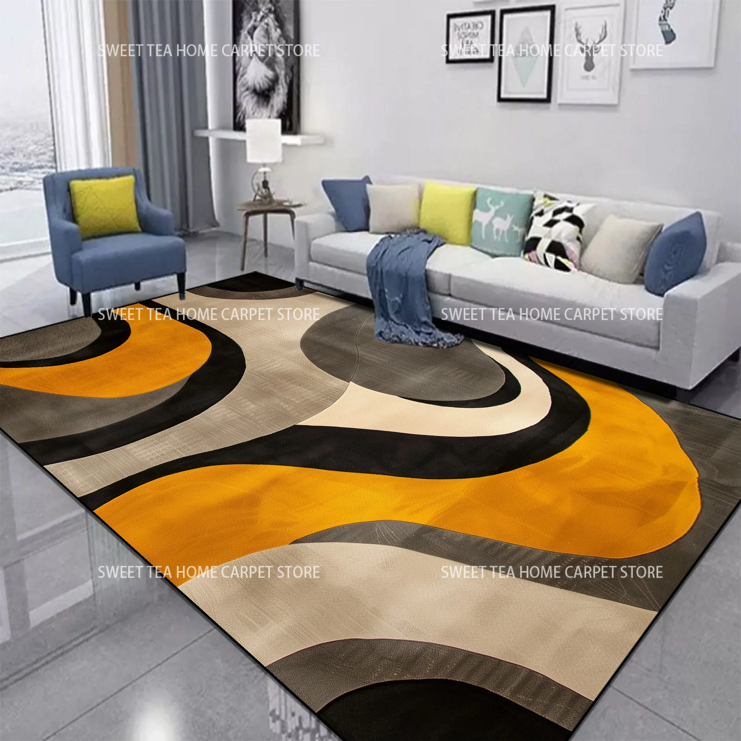 Red Black Swirl Rug Abstract C - Coffee Equipment At Home recensione e prezzo