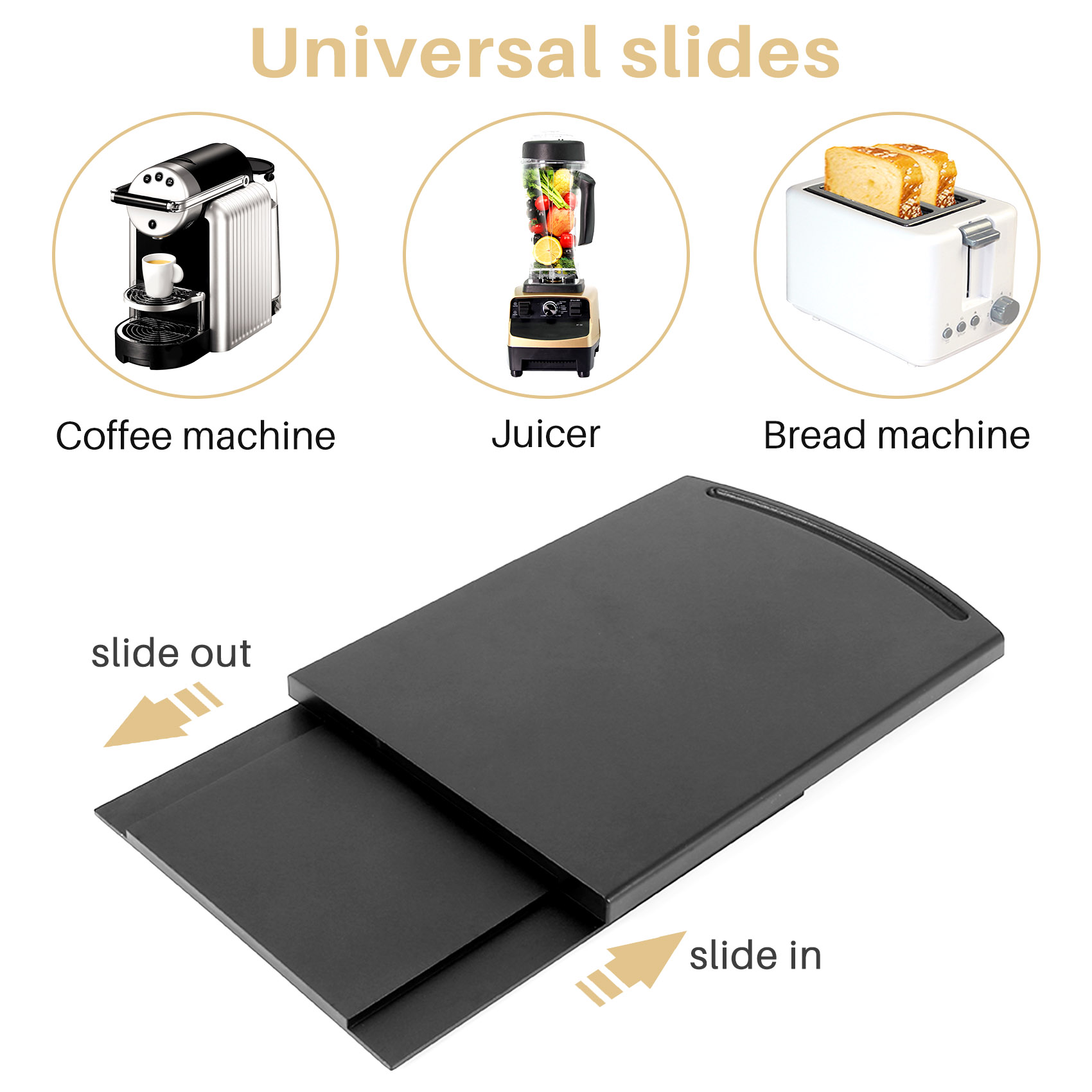 AT84-Kitchen Sink Sliding Coff - Coffee Equipment Tray recensione e prezzo