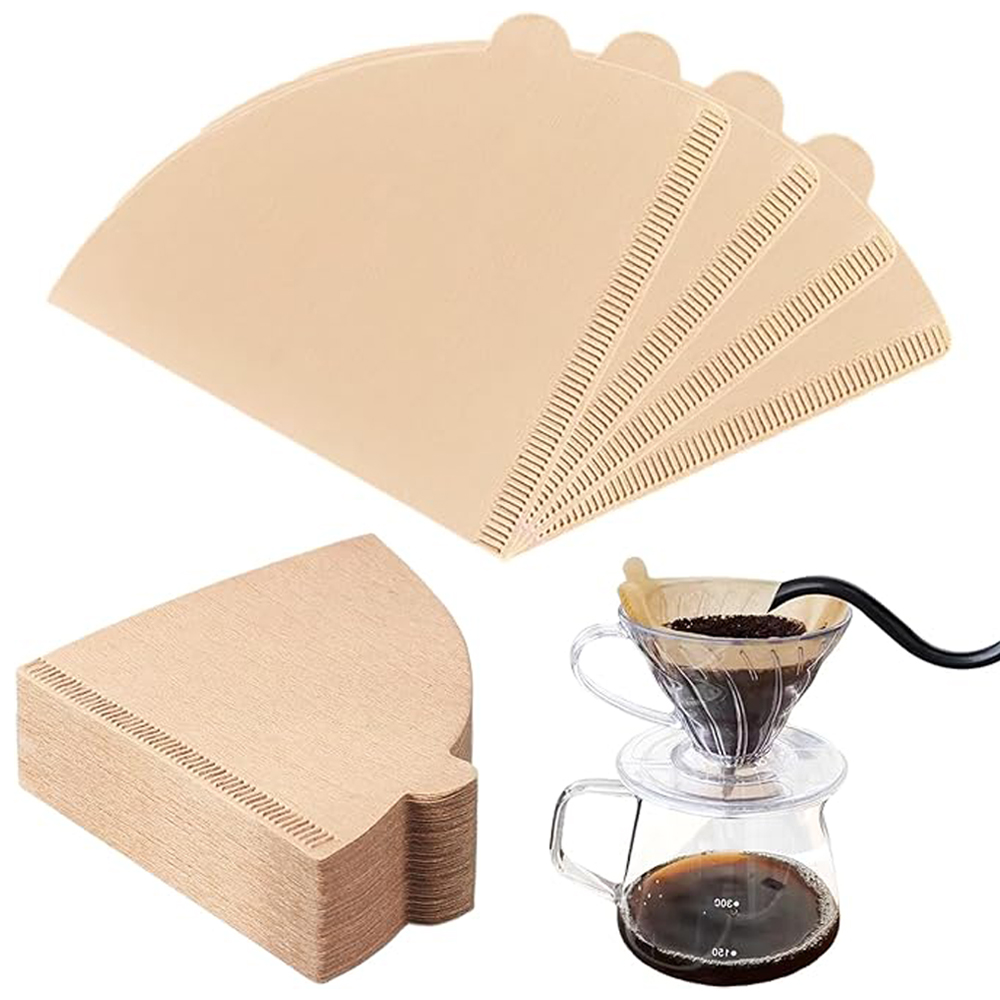 100PCS Coffee Filter Paper V-S - Coffee Equipment Cleaner recensione e prezzo
