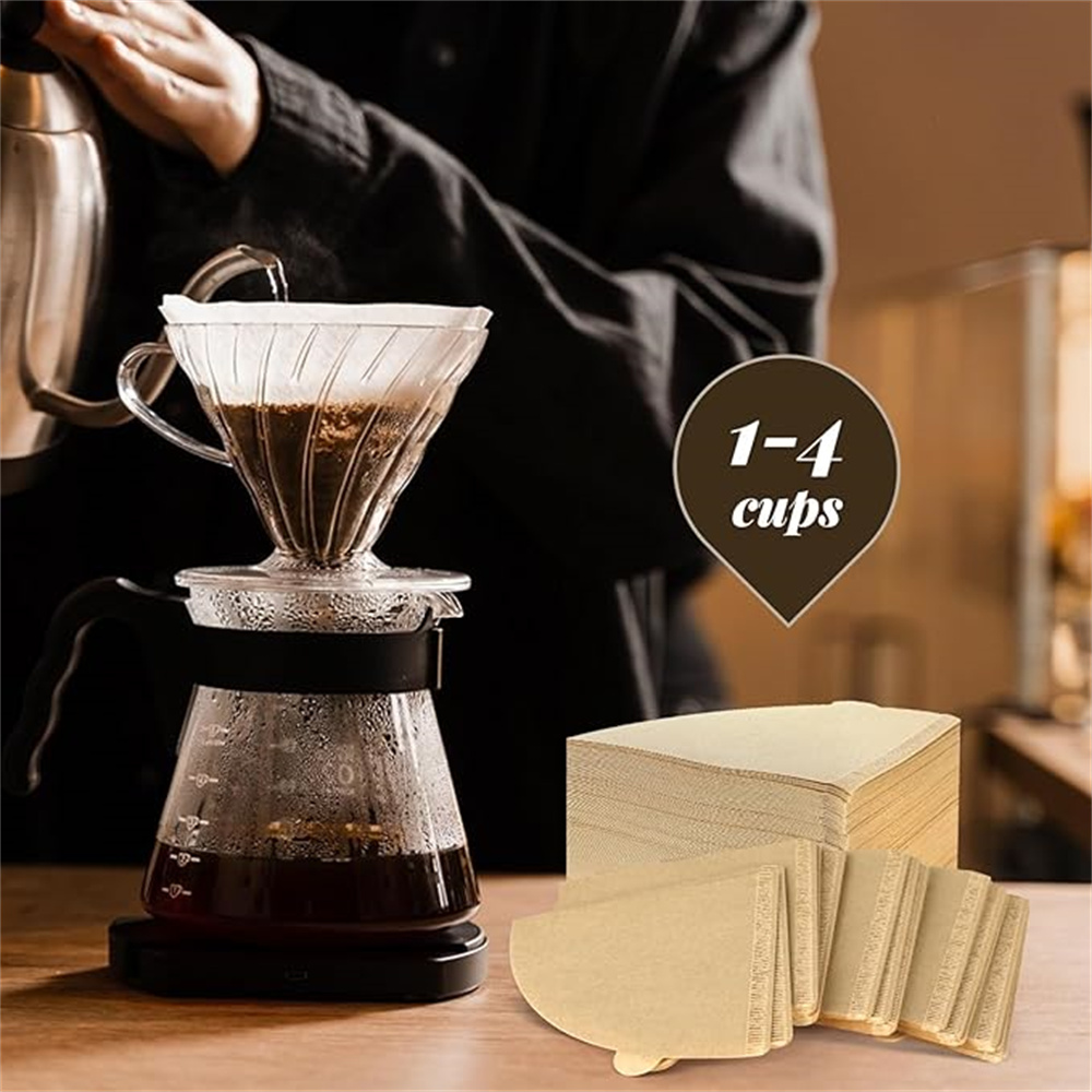100PCS Coffee Filter Paper V-S - Coffee Equipment Cleaner recensione e prezzo