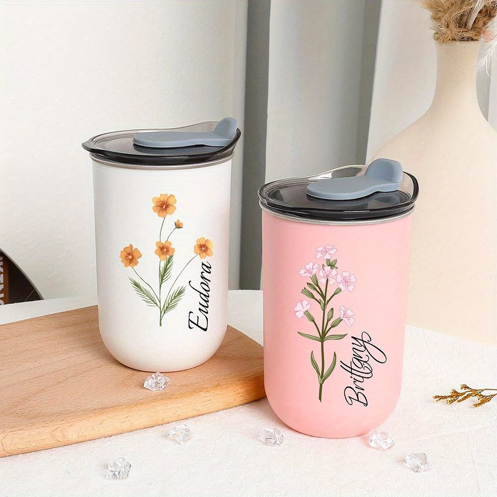 Customized birthday floral mug - Coffee Equipment Gift recensione e prezzo