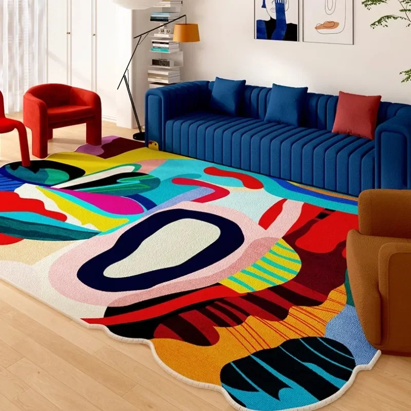 Living Room Carpet Art Irregul - Coffee Equipment At Home recensione e prezzo