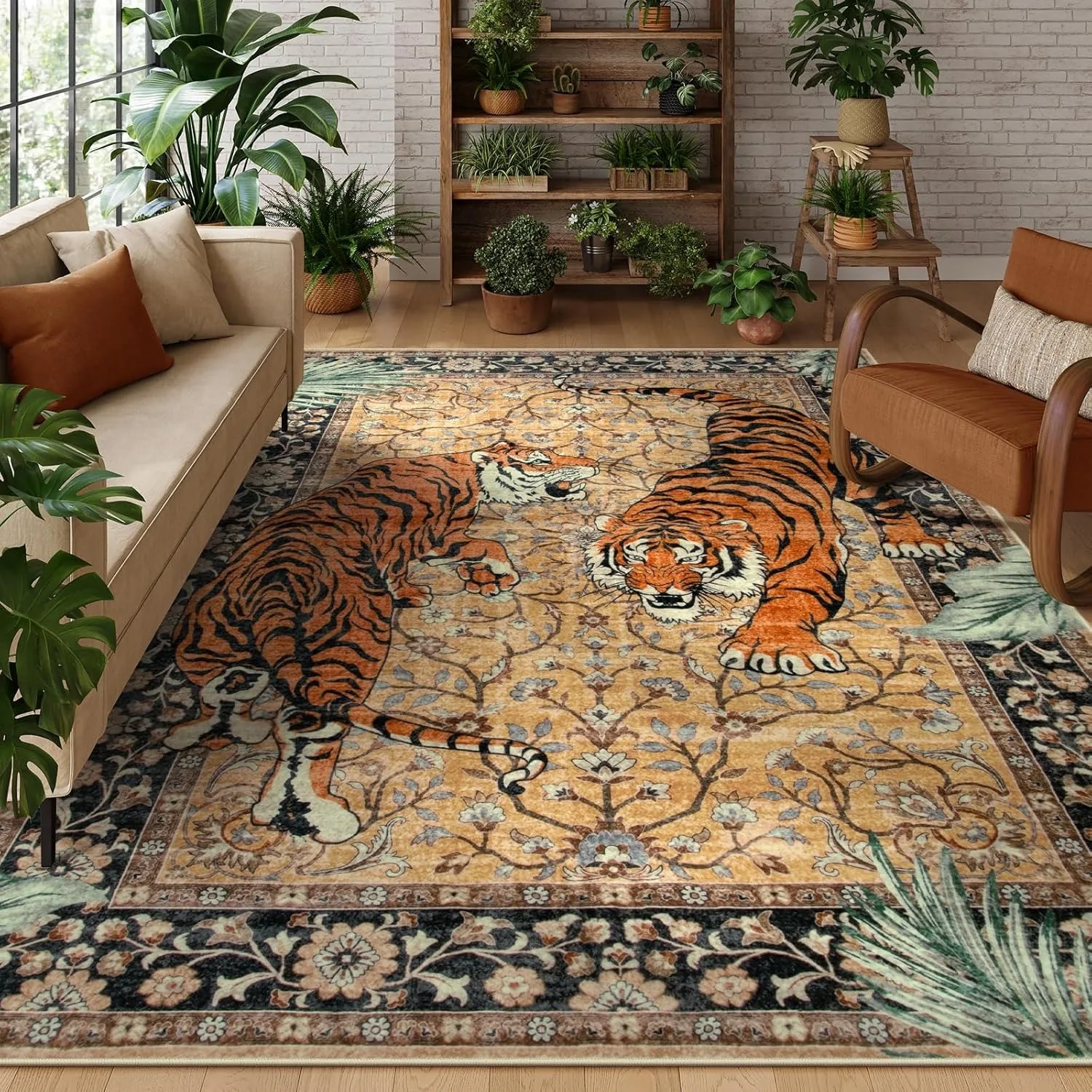 Jungle Tiger Rug for Living Ro - Coffee Equipment At Home recensione e prezzo