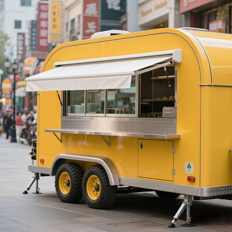 Custom Food Truck Cart Pizza B - Coffee Equipment Manufacturers recensione e prezzo