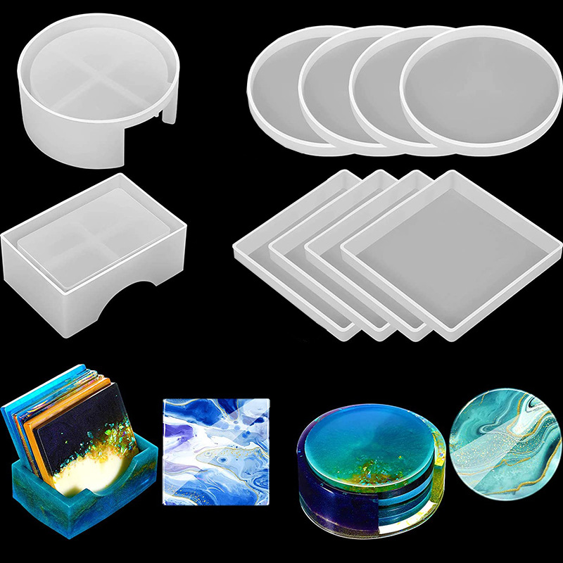 Round Square Coaster Silicone  - Coffee Equipment Tray recensione e prezzo