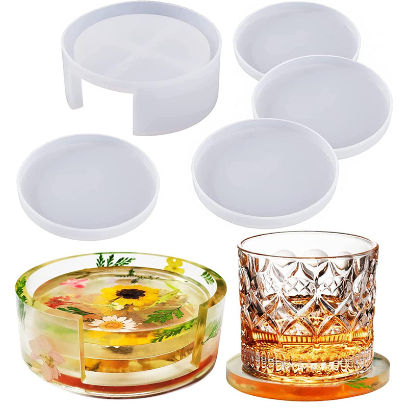 Round Square Coaster Silicone  - Coffee Equipment Tray recensione e prezzo